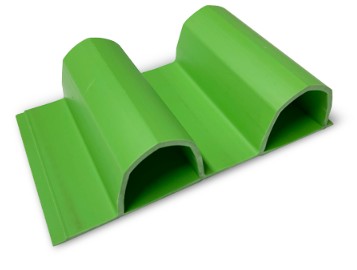 50T 쌍봉형방염고무안전리브